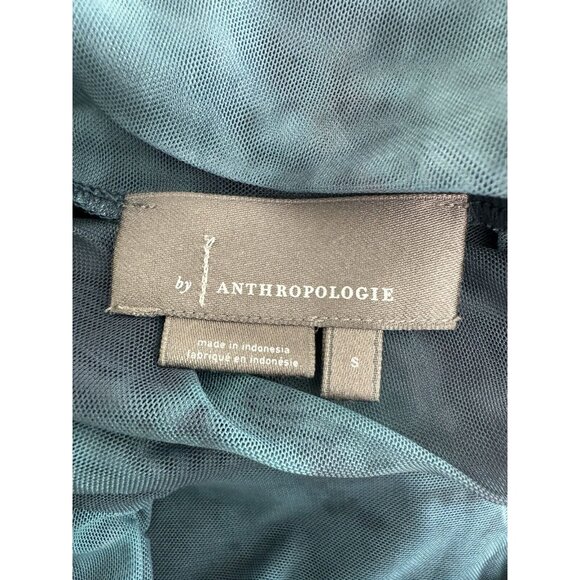 Anthropologie Sheer Second Skin Mock Neck Top Size Small - Picture 8 of 8